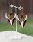 Cow Skull Rose Crown Clay Earring | Longhorn Skull Earring | Flower Earring | Chic Rose Crown | Lightweight Dangle Earring product 2